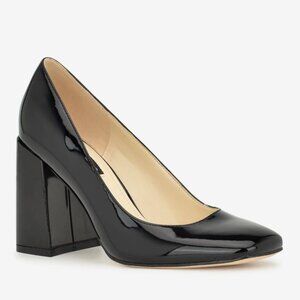 🖤 Nine West “Flax” Block Heel Pumps — Black Patent (Size 7.5M)